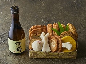【オンライン限定】さつま揚げ お月見&本格焼酎 伊七郎セット